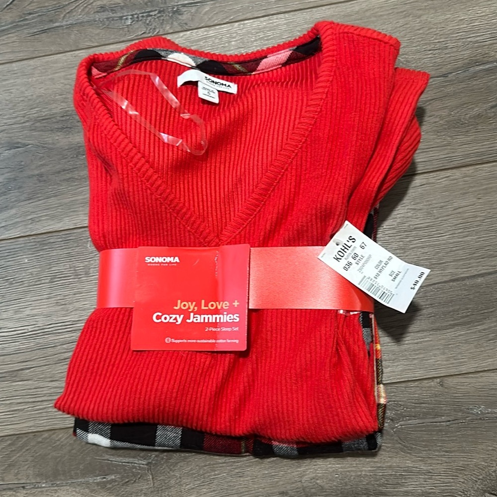 Brand new red plaid Pajamas
